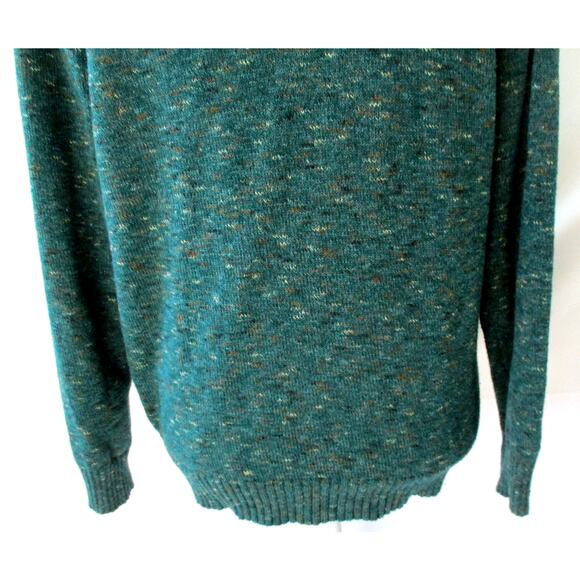 Croft & Barrow Women's Green Long Sleeve Stretch V-Neck Sweater Size Large - Picture 7 of 10